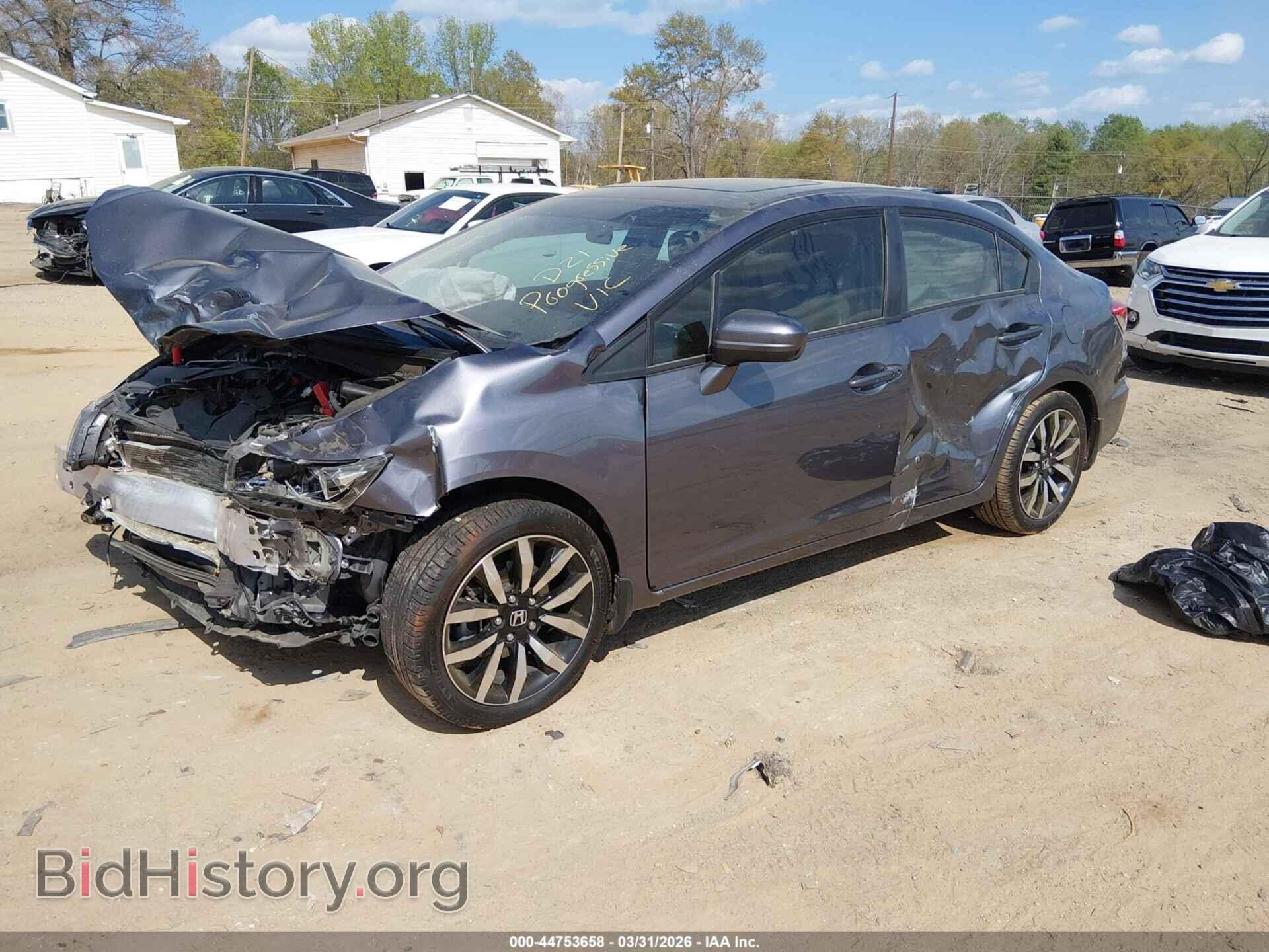2014 HONDA CIVIC - VIN: 19XFB2F9XEE064471 - Фото 2