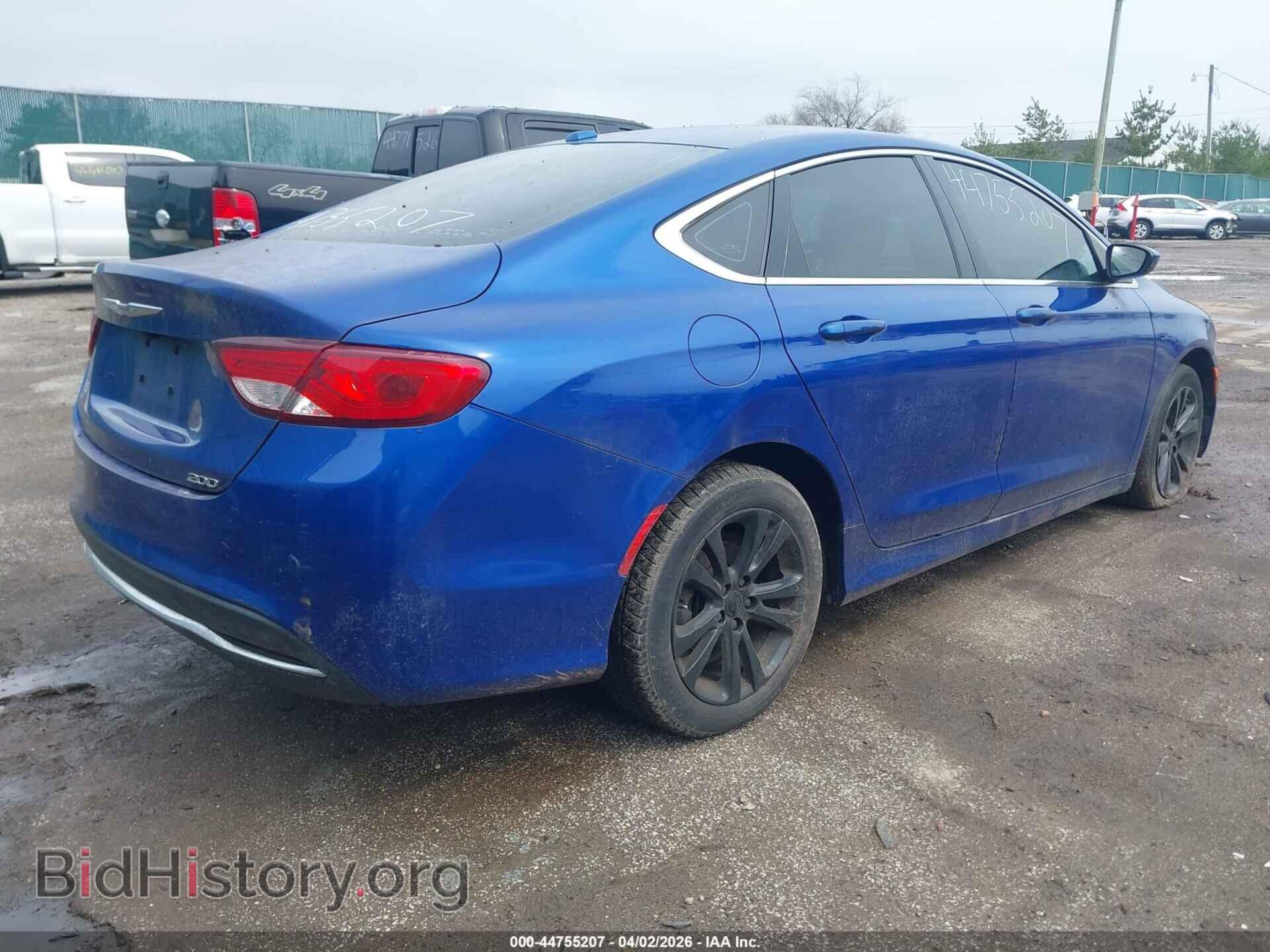 2016 CHRYSLER 200 - VIN: 1C3CCCAB9GN124565 - Фото 4