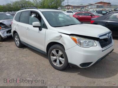 2015 Subaru FORESTER 2.5I Premium, белый — VIN JF2SJADC4FH585497, IAAI