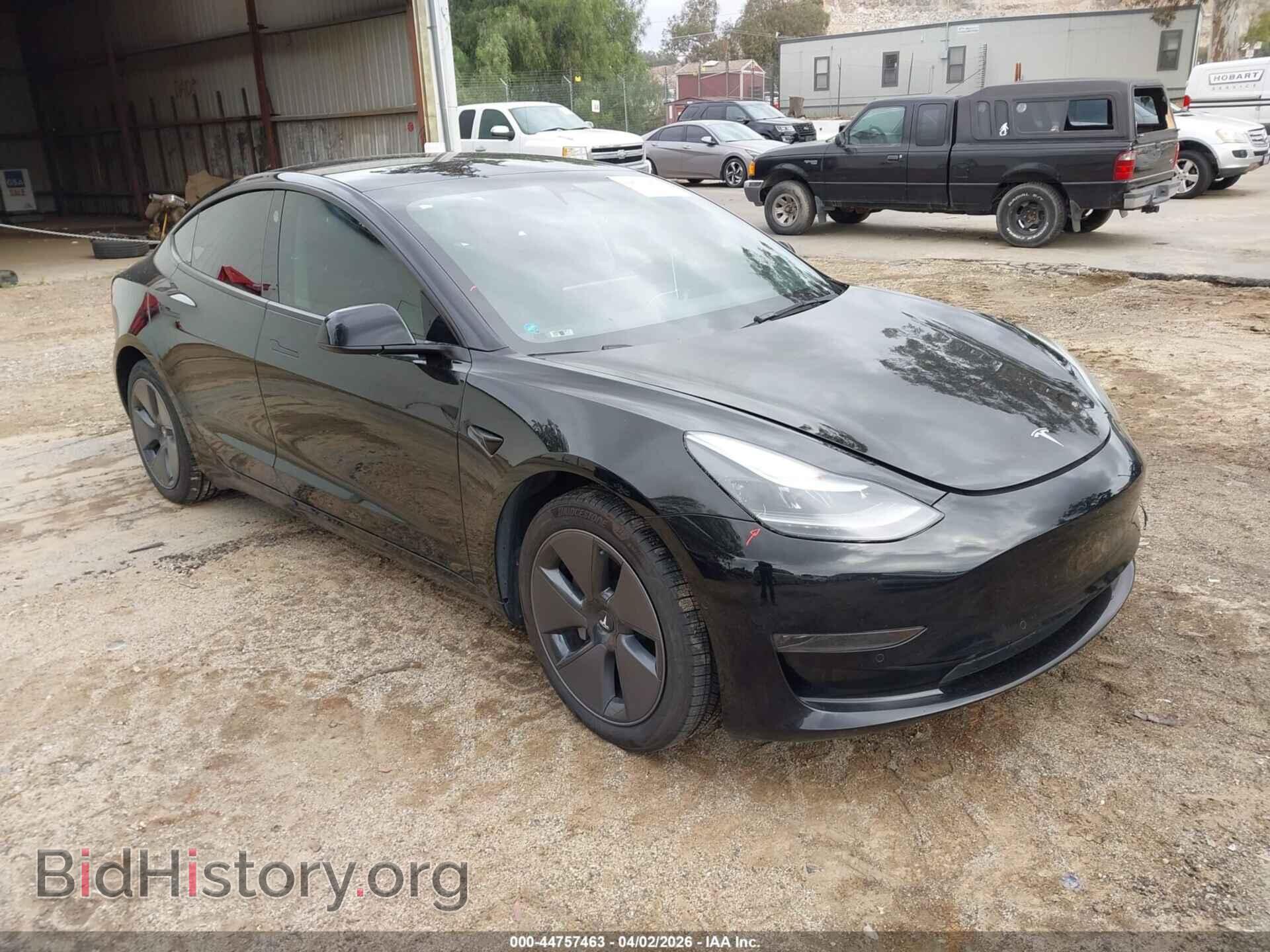 Photo 5YJ3E1EA6NF111909 - TESLA MODEL 3 2022