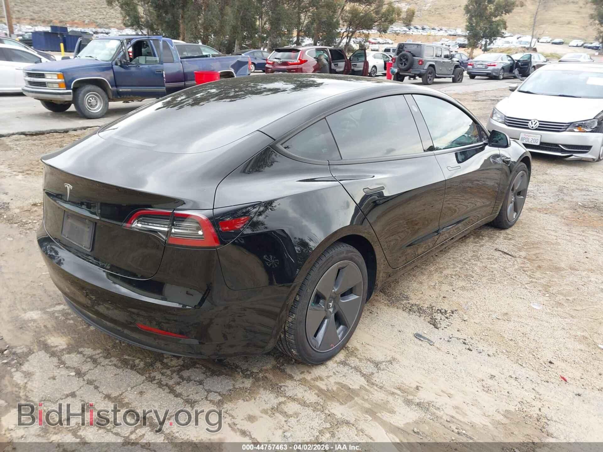 2022 TESLA MODEL 3 - VIN: 5YJ3E1EA6NF111909 - Photo 4