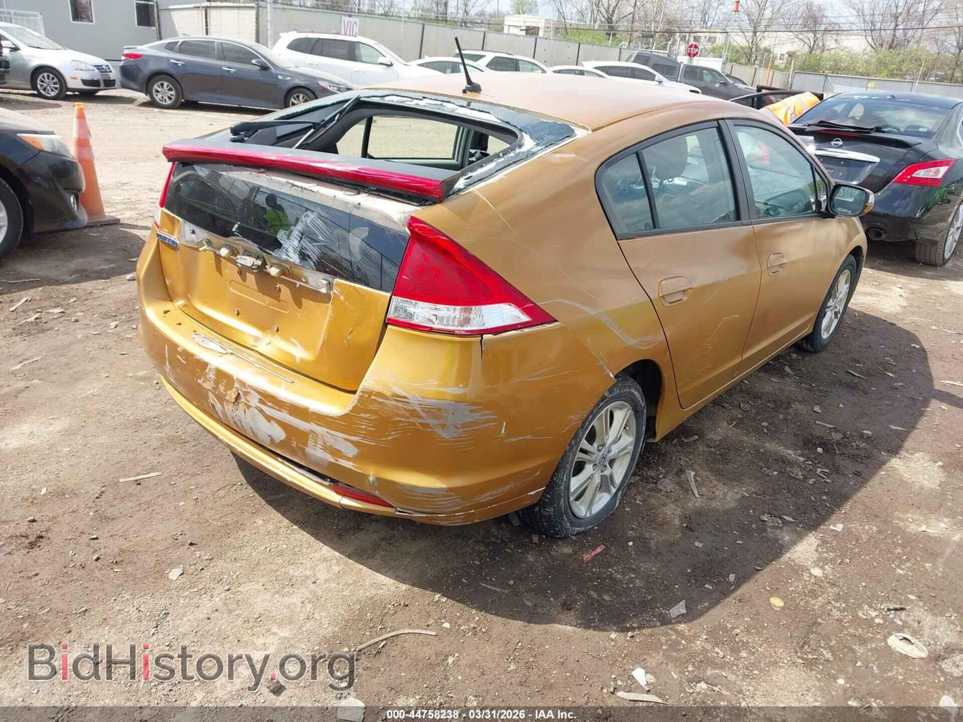 2010 HONDA INSIGHT - VIN: JHMZE2H76AS041310 - Фото 4
