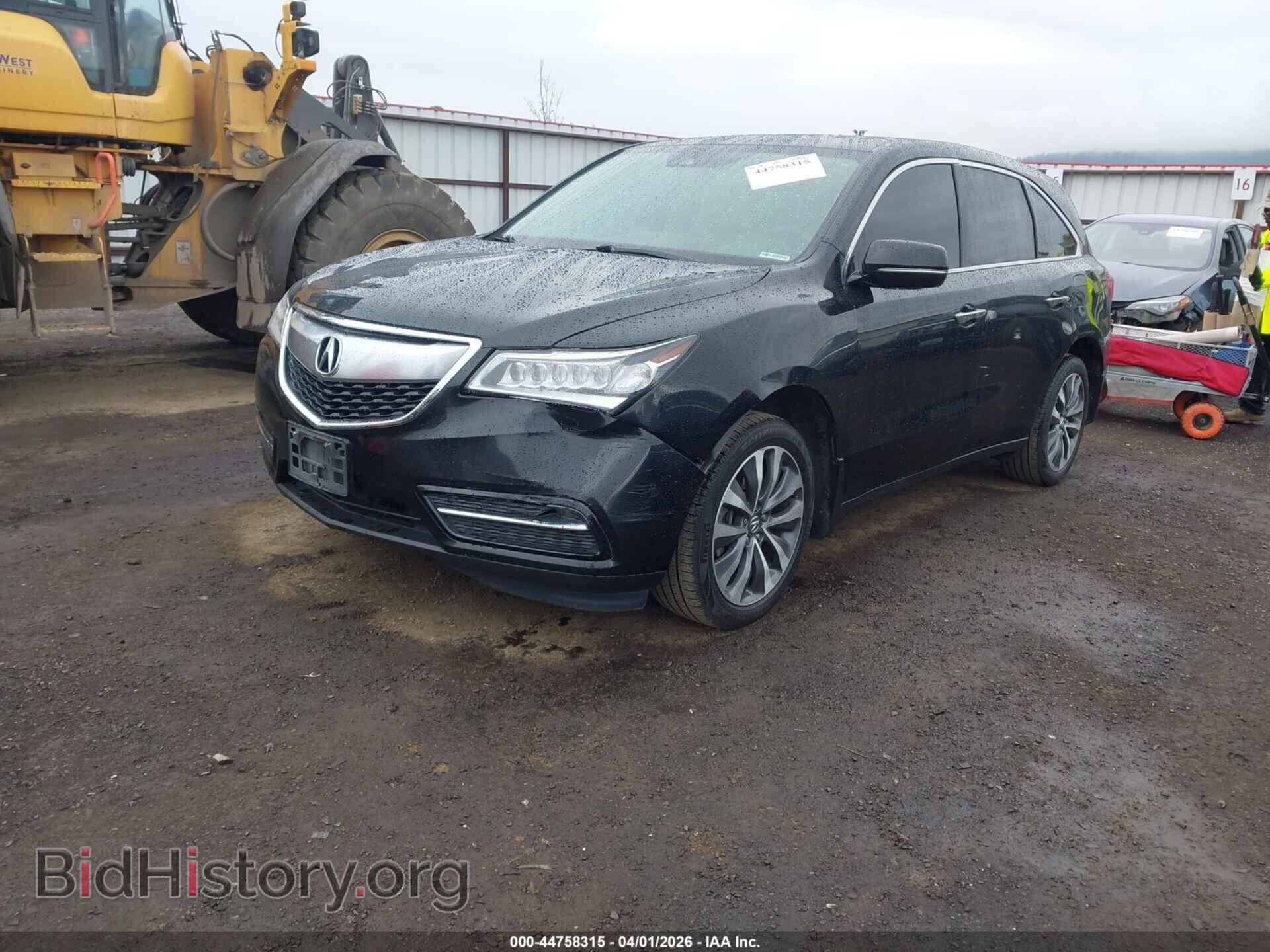 2016 ACURA MDX - VIN: 5FRYD4H47GB016289 - Фото 2