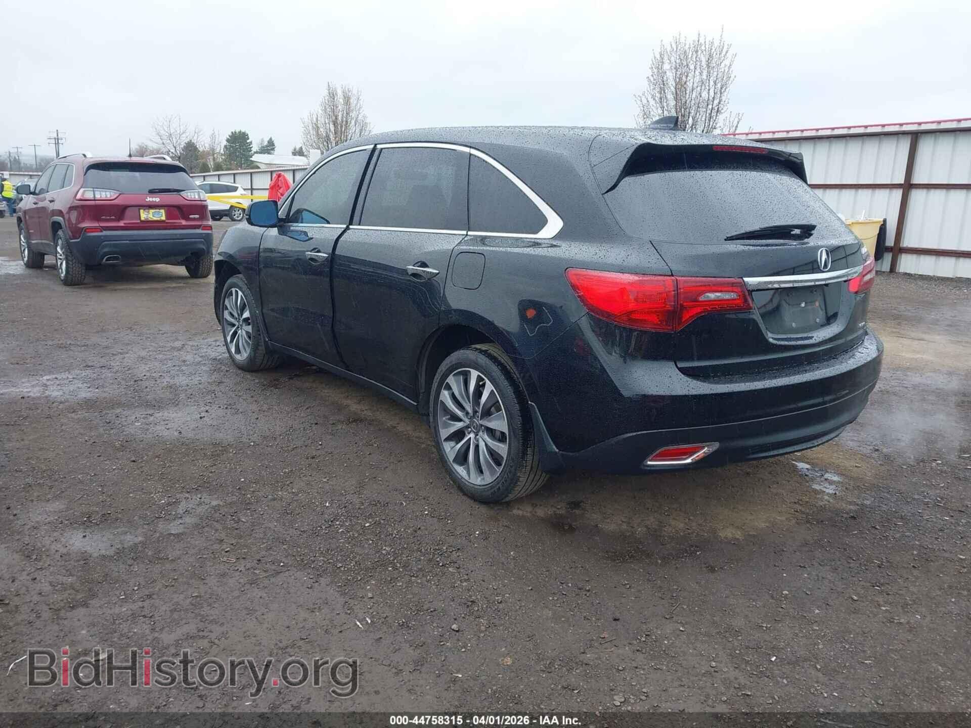 2016 ACURA MDX - VIN: 5FRYD4H47GB016289 - Фото 3