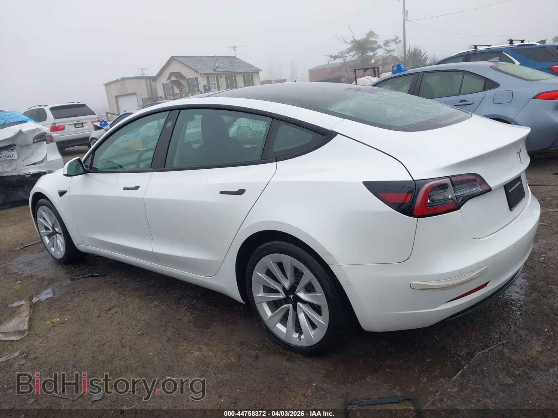 2022 TESLA MODEL 3 - VIN: 5YJ3E1EA2NF165790 - Фото 3