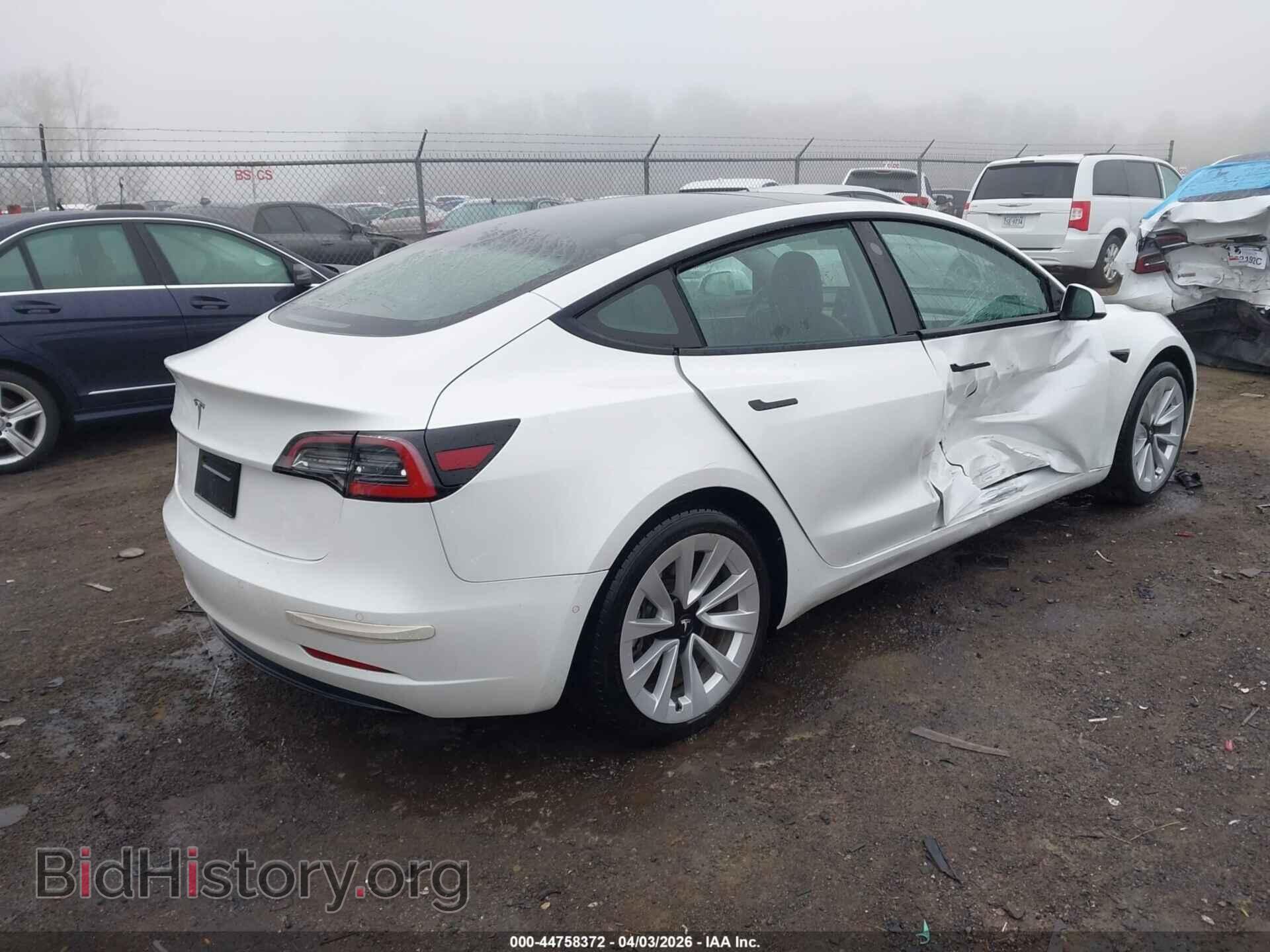 2022 TESLA MODEL 3 - VIN: 5YJ3E1EA2NF165790 - Фото 4