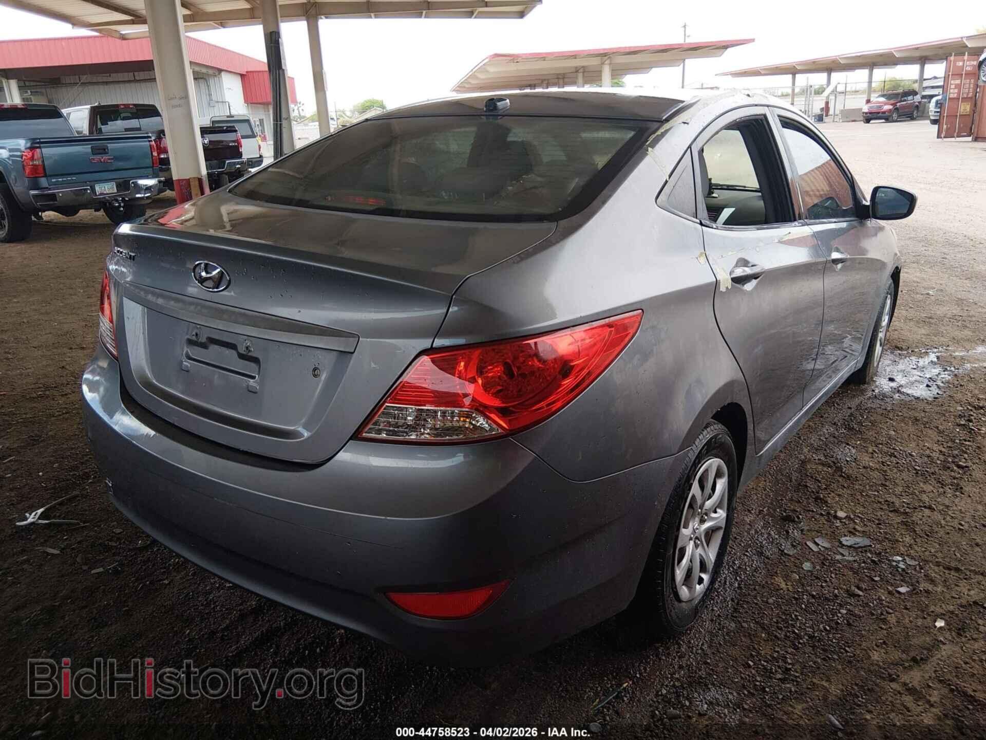 2013 HYUNDAI ACCENT - VIN: KMHCT4AE1DU549433 - Фото 4