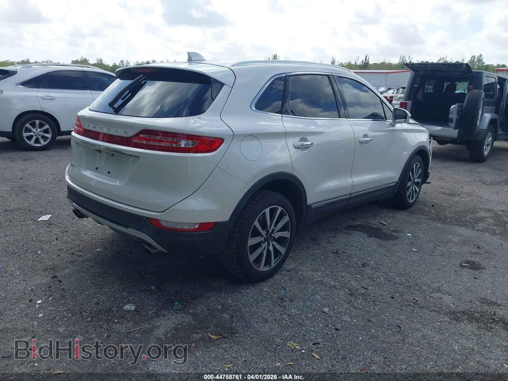 2019 LINCOLN MKC - VIN: 5LMCJ3C9XKUL38340 - Фото 4
