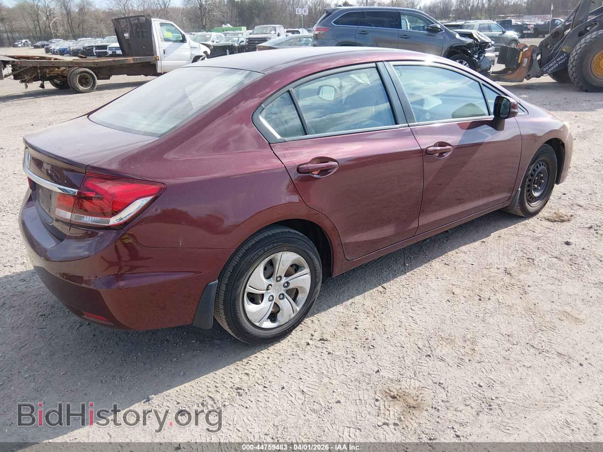 2013 HONDA CIVIC - VIN: 19XFB2F52DE246385 - Фото 4