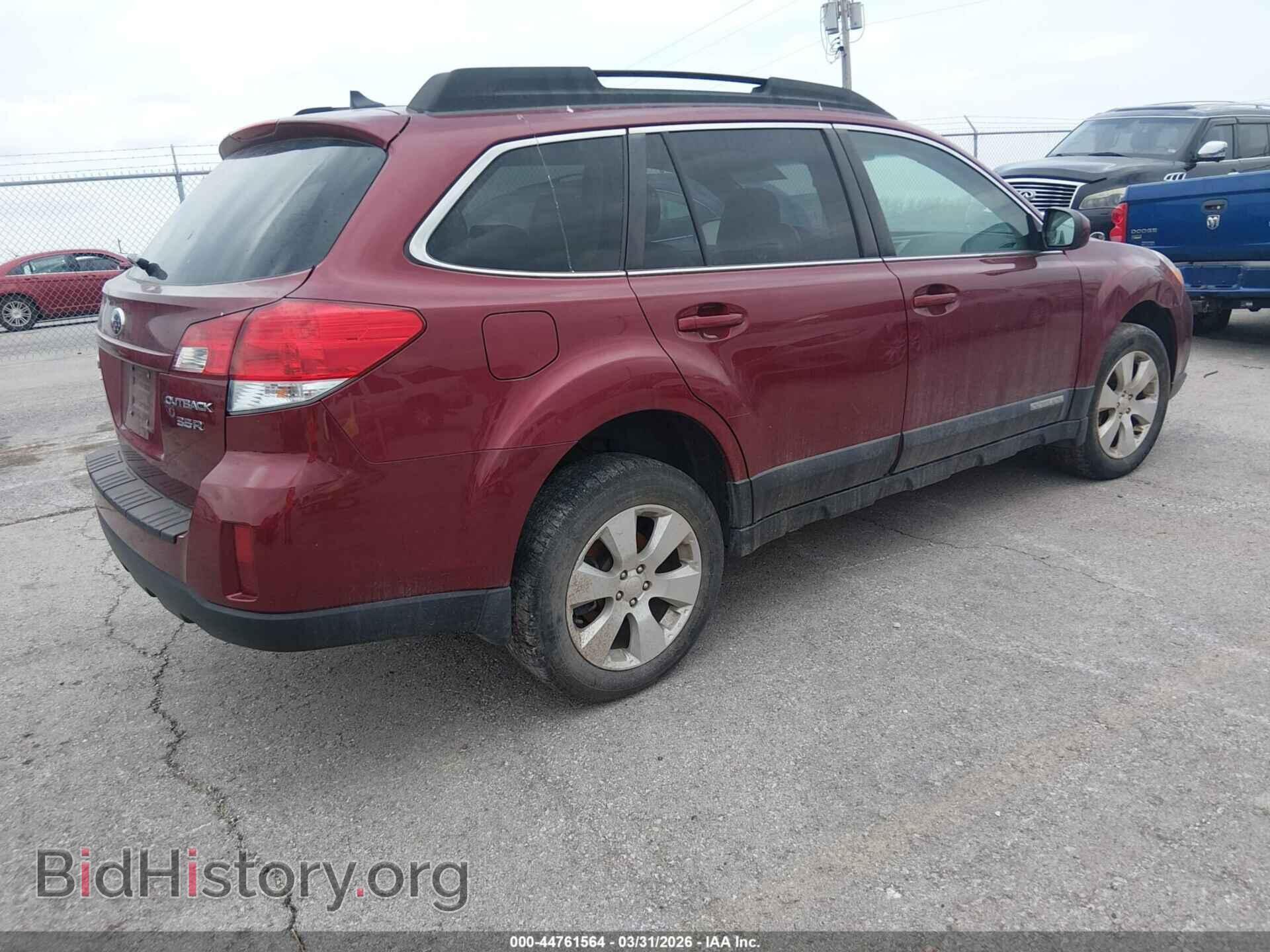 2011 SUBARU OUTBACK - VIN: 4S4BRELC2B2346765 - Фото 4