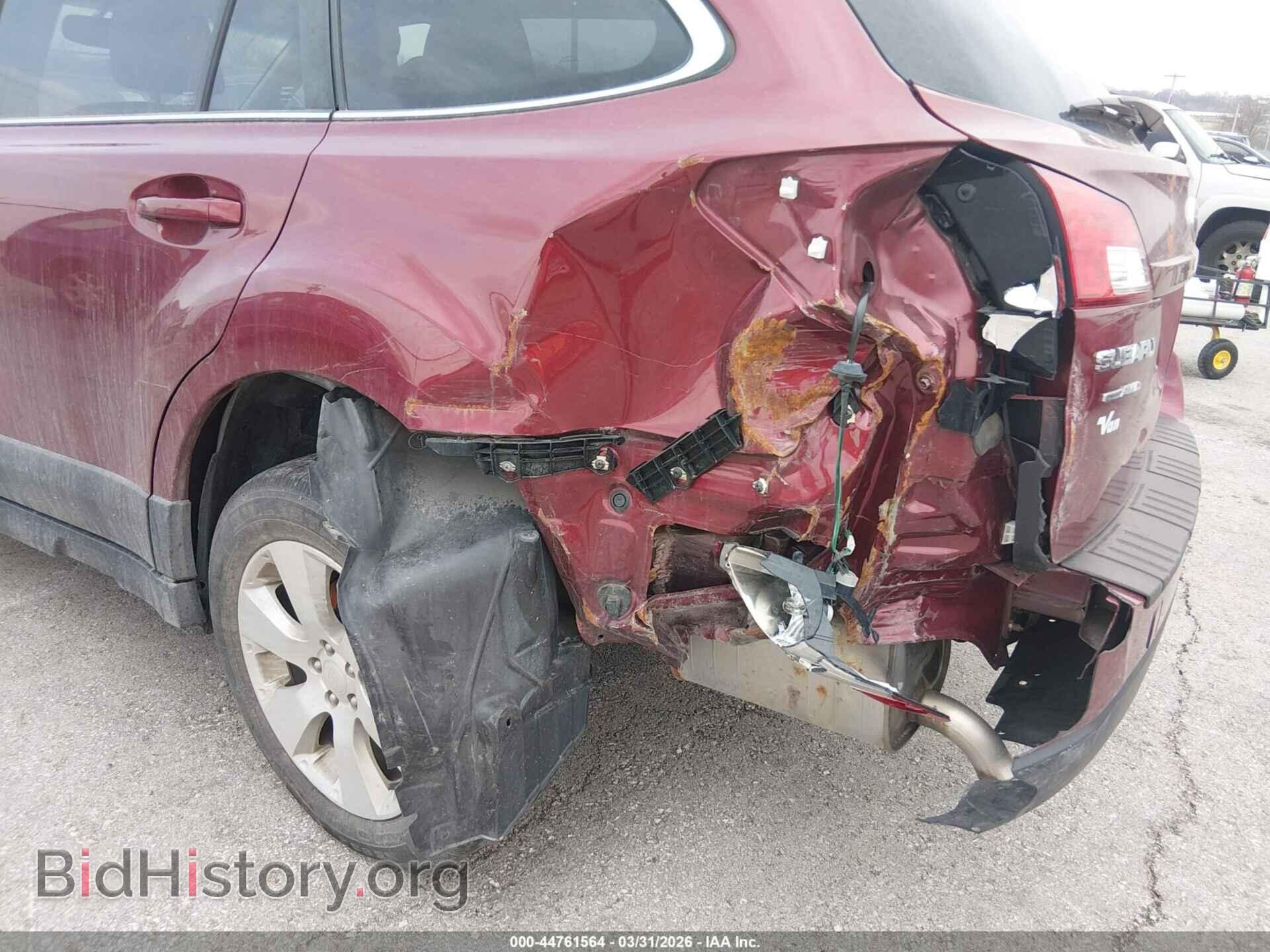 2011 SUBARU OUTBACK - VIN: 4S4BRELC2B2346765 - Фото 6