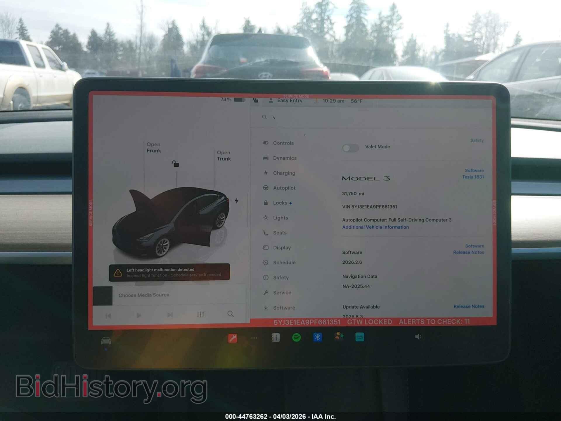 2023 TESLA MODEL 3 - VIN: 5YJ3E1EA9PF661351 - Фото 7