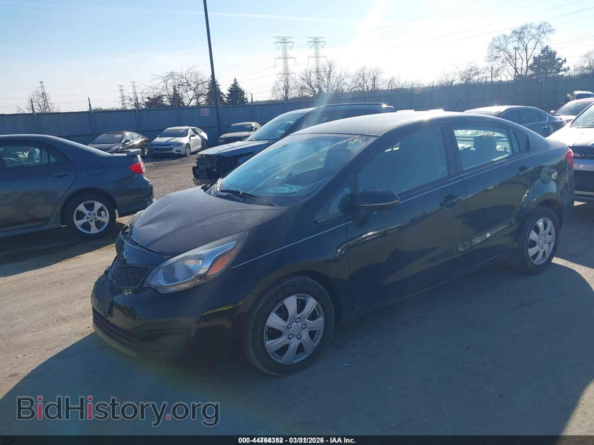 2015 KIA RIO - VIN: KNADM4A34F6503782 - Фото 2