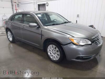 2012 Chrysler 200 LX, gray — VIN 1C3CCBAB6CN222523, IAAI