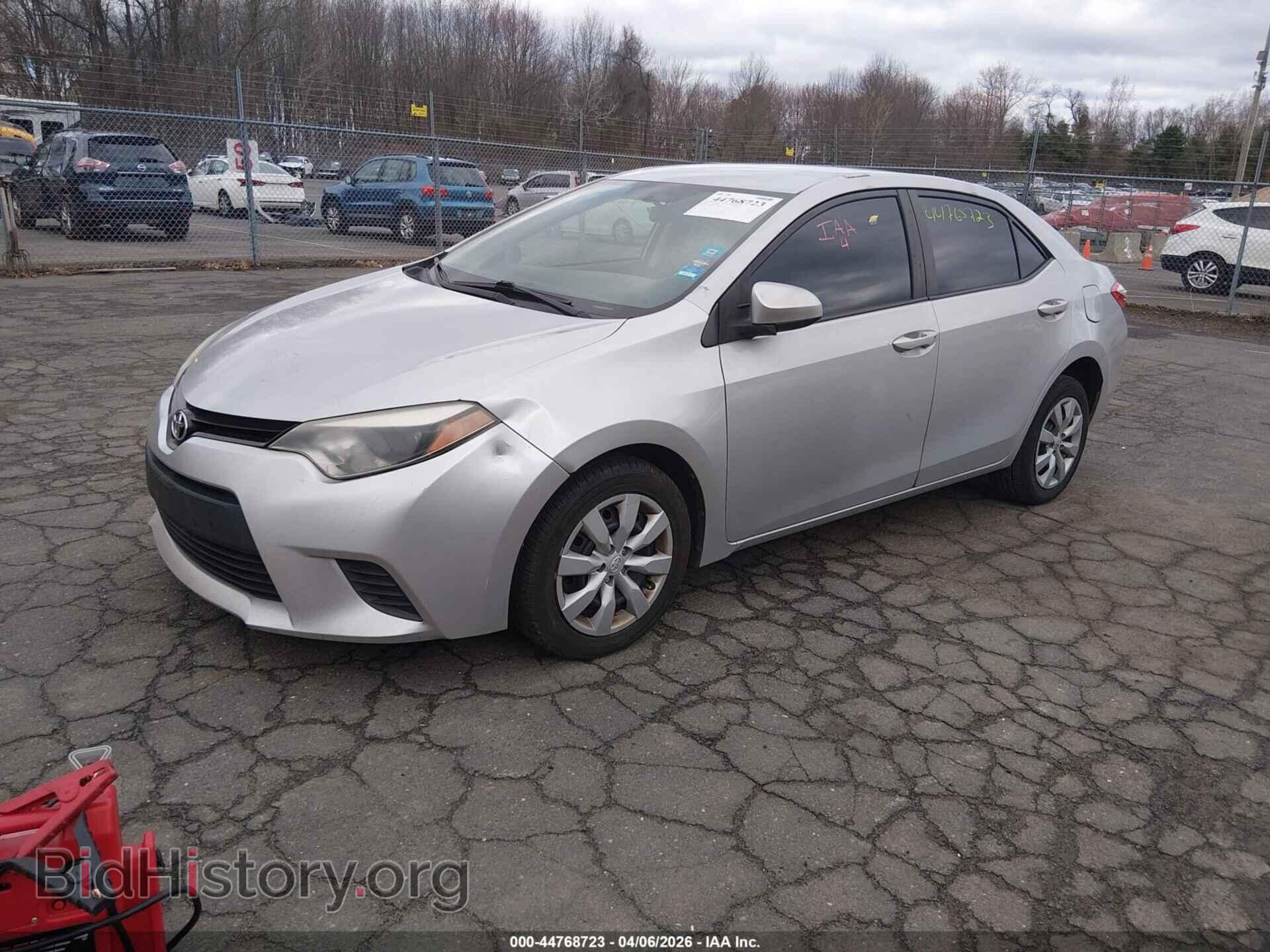 2014 TOYOTA COROLLA - VIN: 2T1BURHEXEC155735 - Фото 2
