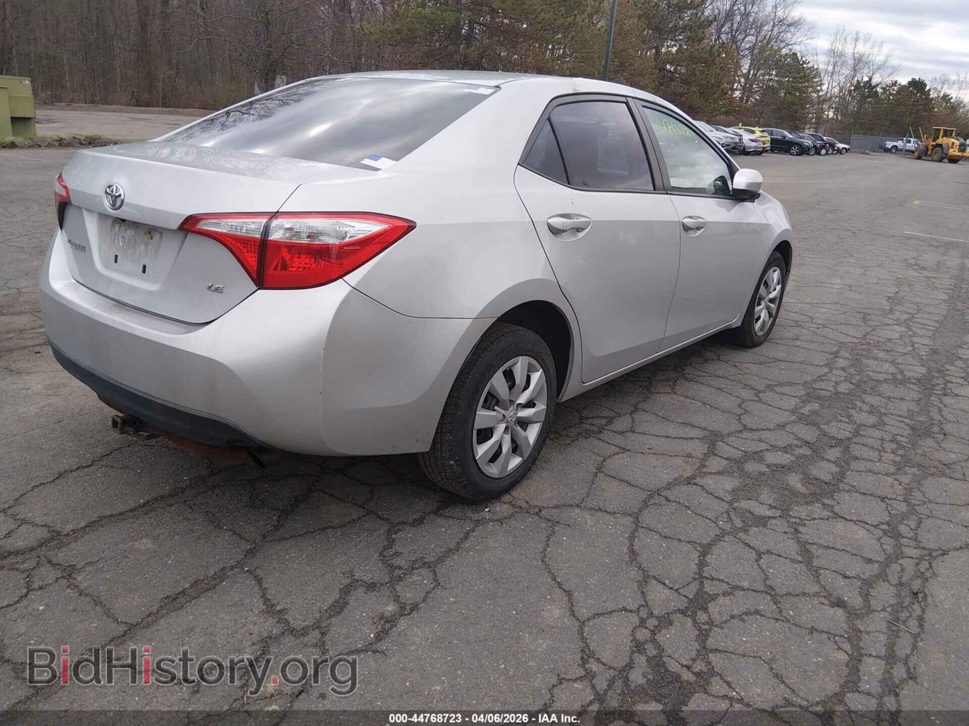 2014 TOYOTA COROLLA - VIN: 2T1BURHEXEC155735 - Фото 4