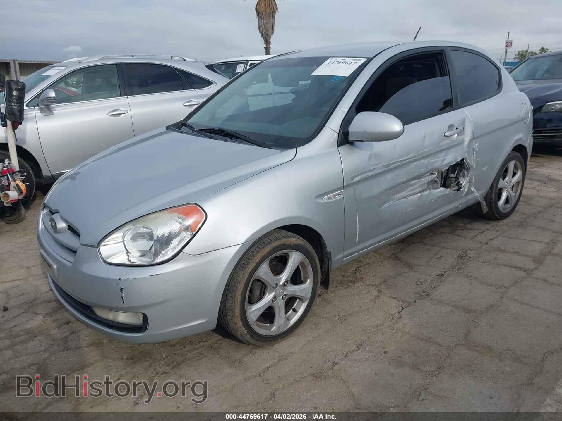 2007 HYUNDAI ACCENT - VIN: KMHCN36C47U028738 - Фото 2