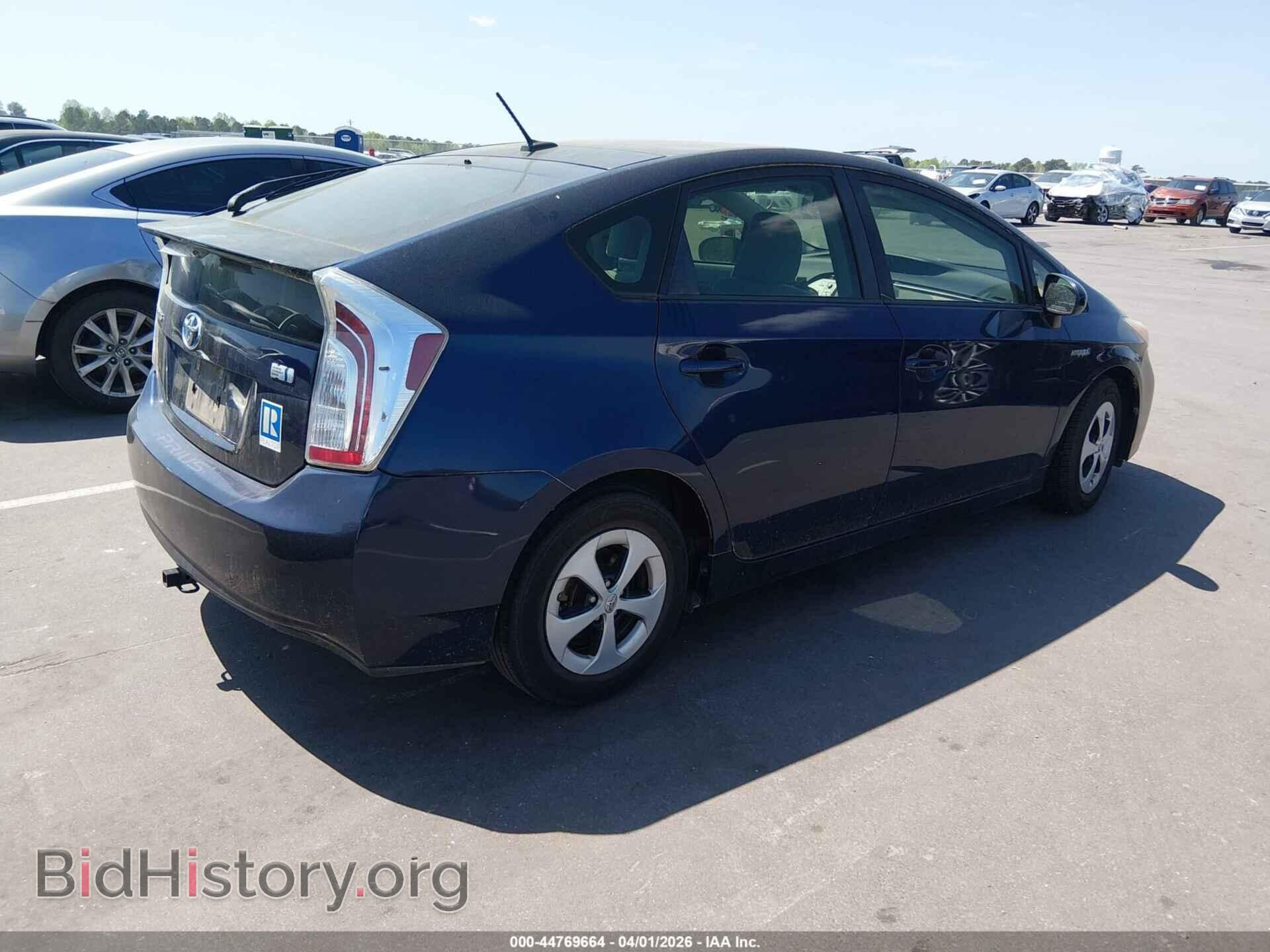 2013 TOYOTA PRIUS - VIN: JTDKN3DU7D1701577 - Фото 4