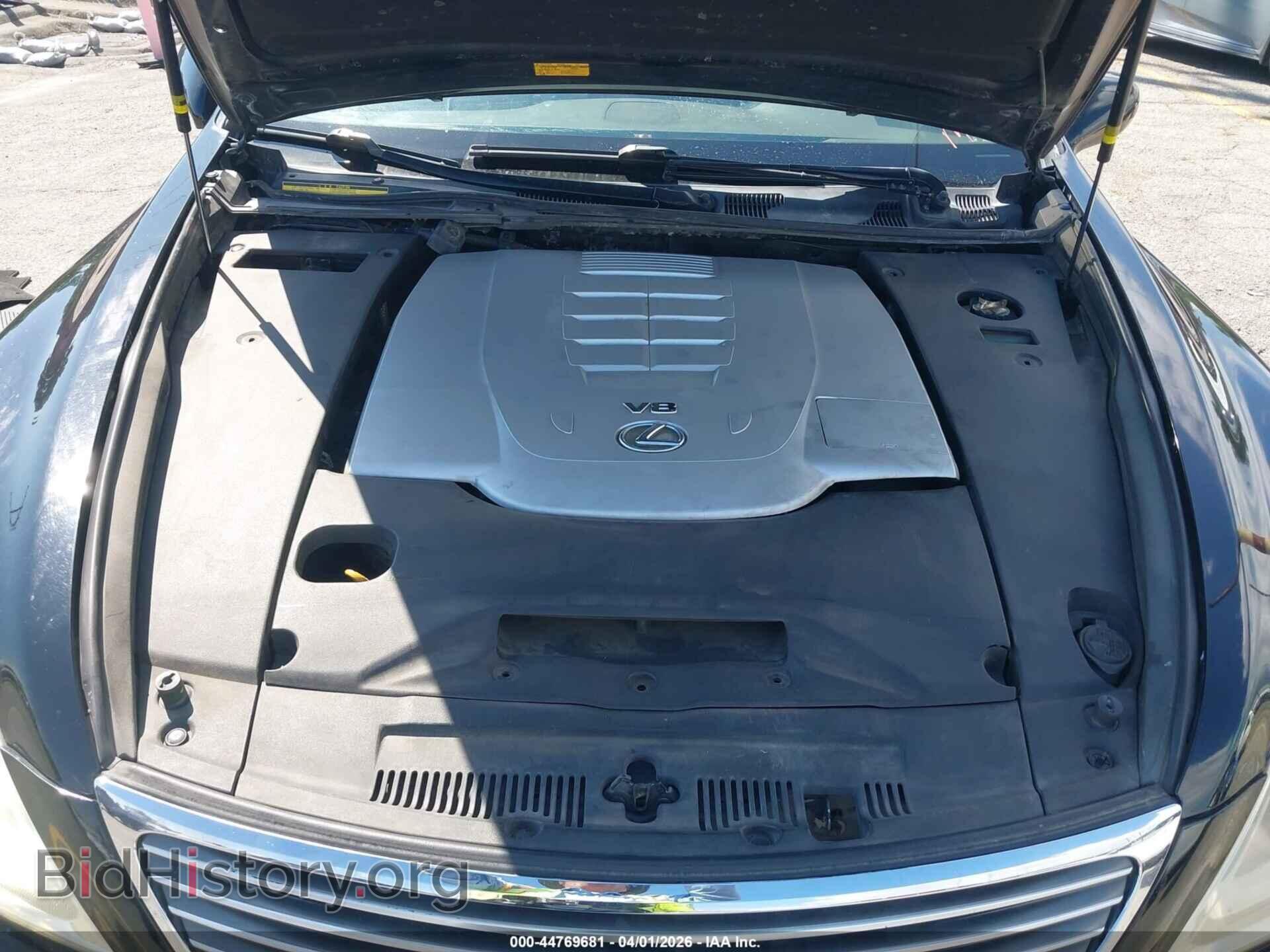 2008 LEXUS LS 460 - VIN: JTHBL46F185073703 - Фото 10