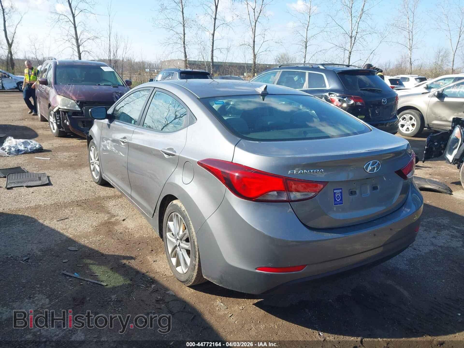 2014 HYUNDAI ELANTRA - VIN: 5NPDH4AE6EH469843 - Фото 3