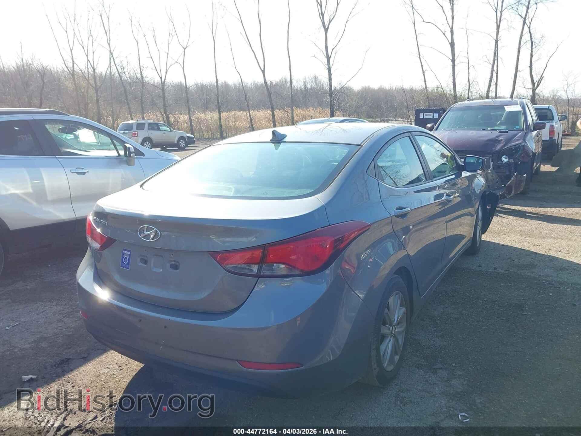 2014 HYUNDAI ELANTRA - VIN: 5NPDH4AE6EH469843 - Фото 4