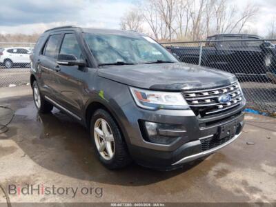 2016 Ford EXPLORER XLT, gray — VIN 1FM5K8D8XGGB66506, IAAI