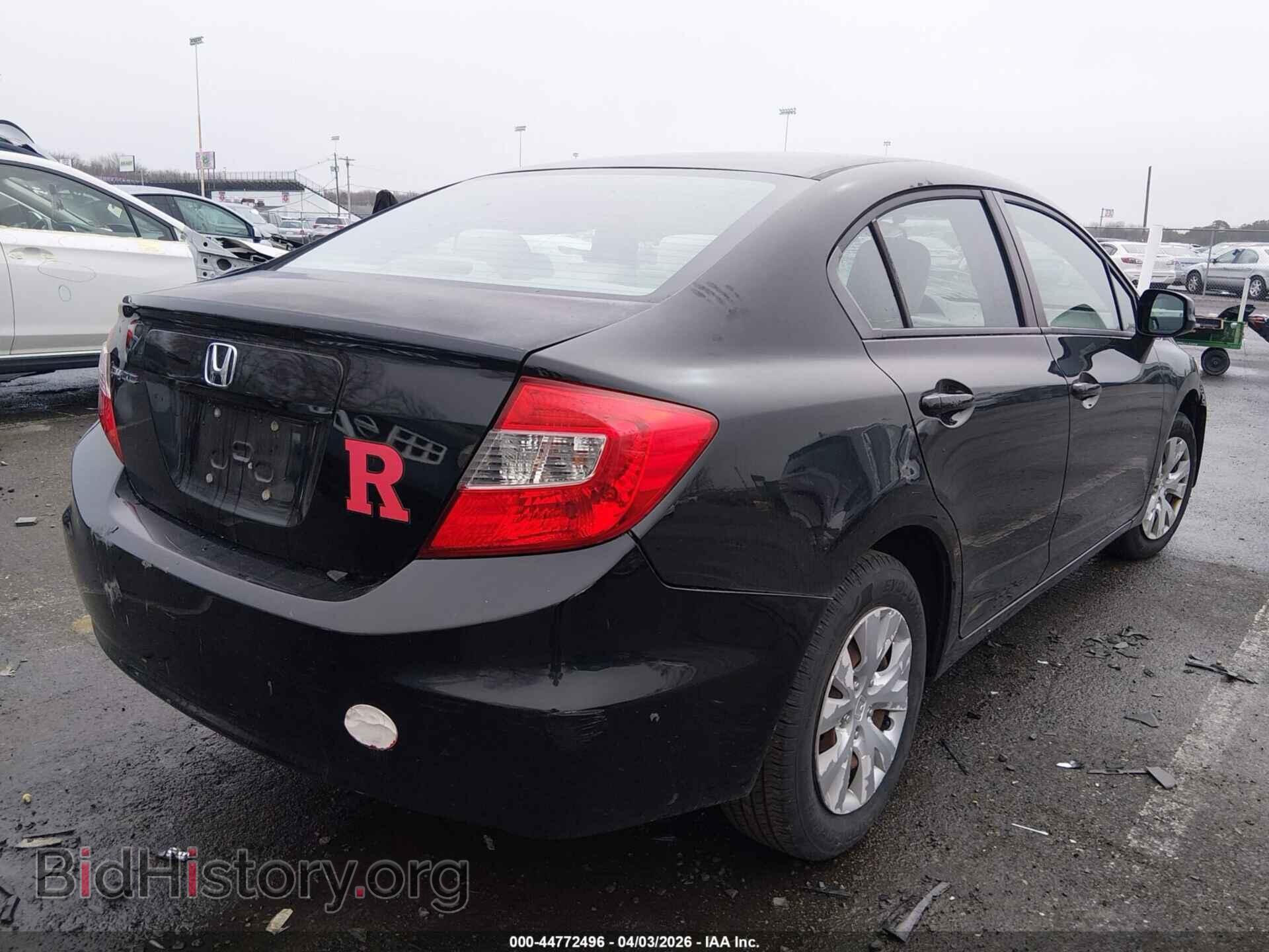 2012 HONDA CIVIC - VIN: 19XFB2F59CE380776 - Фото 4