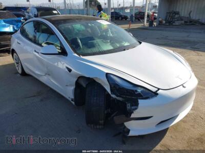 2021 Tesla MODEL 3 Long Range Dual Motor All-Wheel Drive, белый — VIN 5YJ3E1EB6MF997379, IAAI