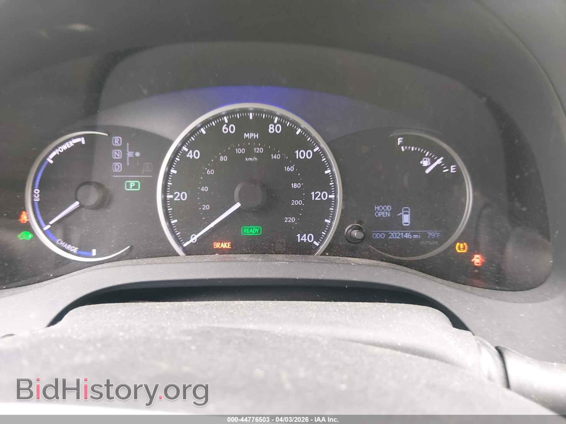 2012 LEXUS CT 200H - VIN: JTHKD5BH9C2068348 - Фото 7