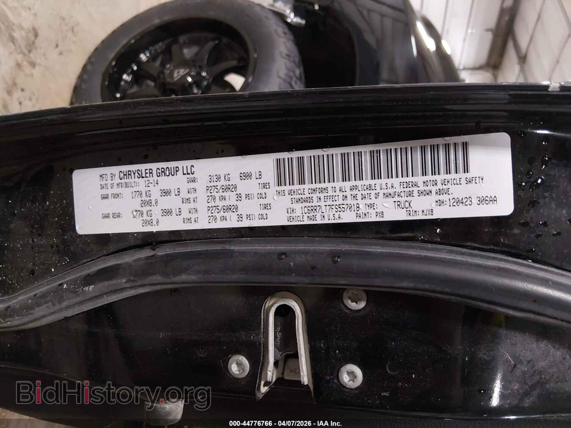 2015 RAM 1500 - VIN: 1C6RR7LT7FS557018 - Фото 9