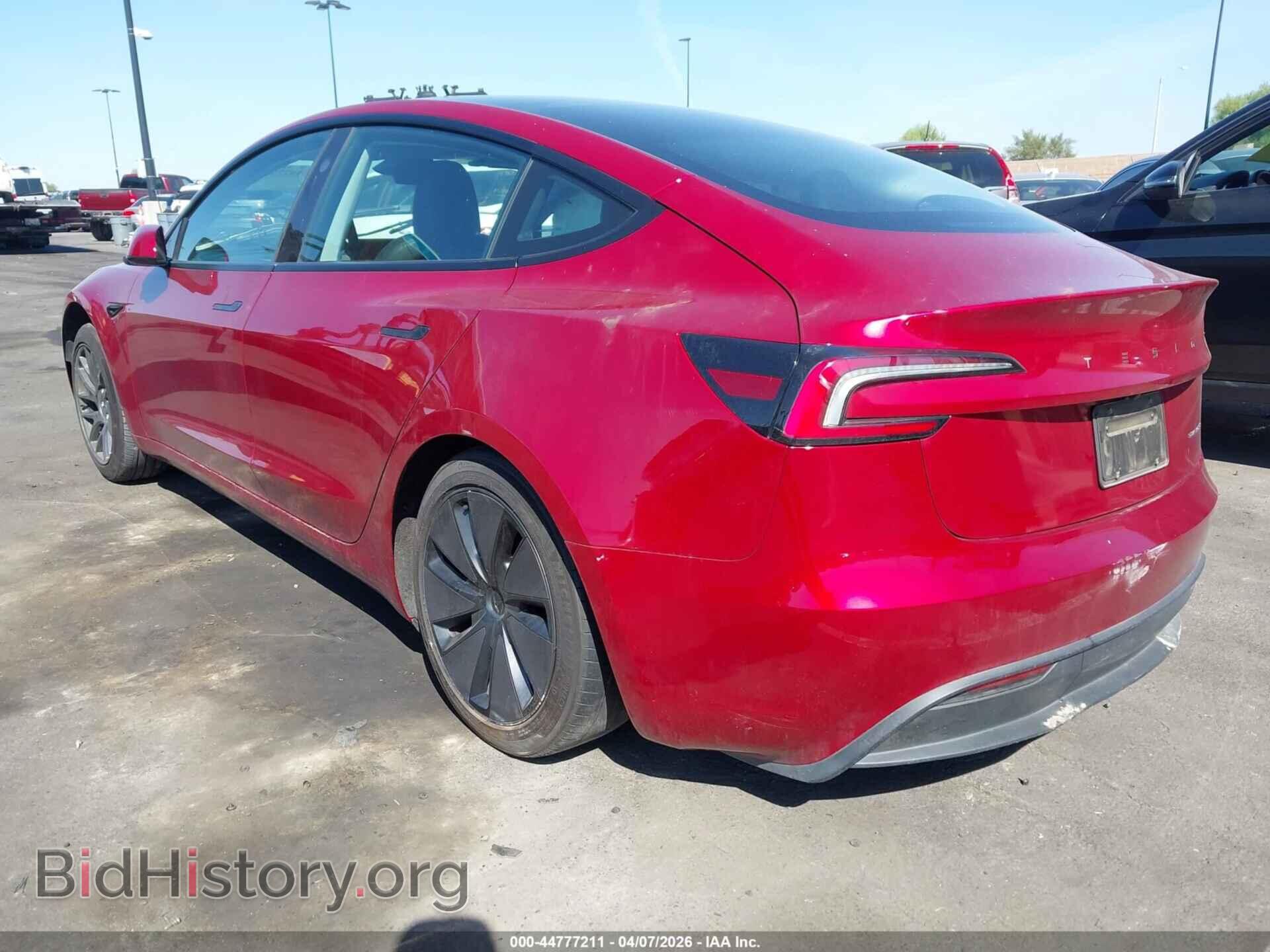 2024 TESLA MODEL 3 - VIN: 5YJ3E1EB3RF757195 - Фото 3