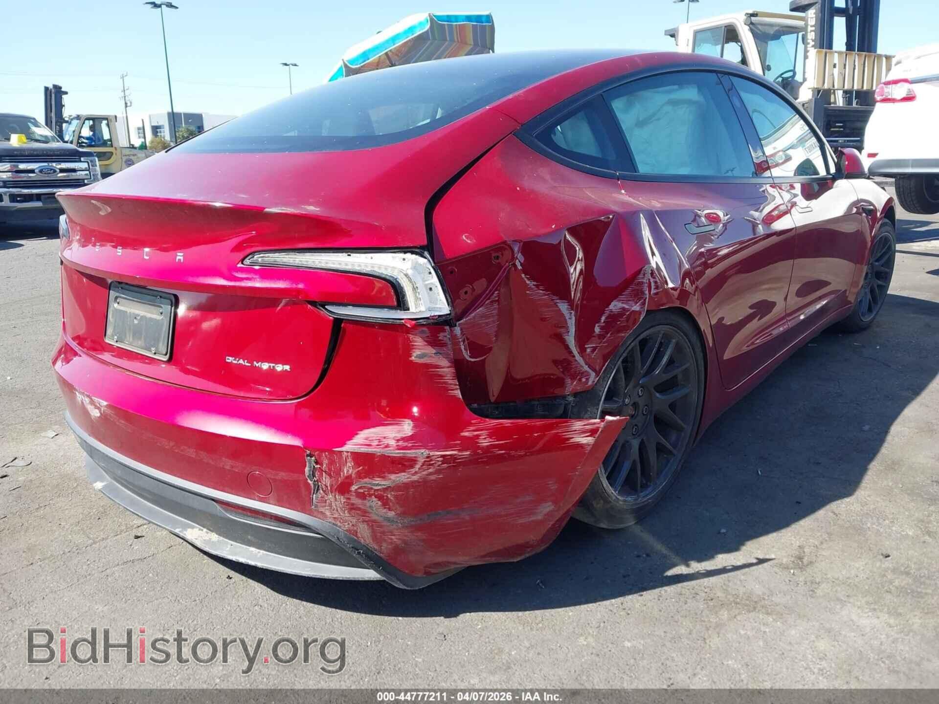 2024 TESLA MODEL 3 - VIN: 5YJ3E1EB3RF757195 - Фото 4