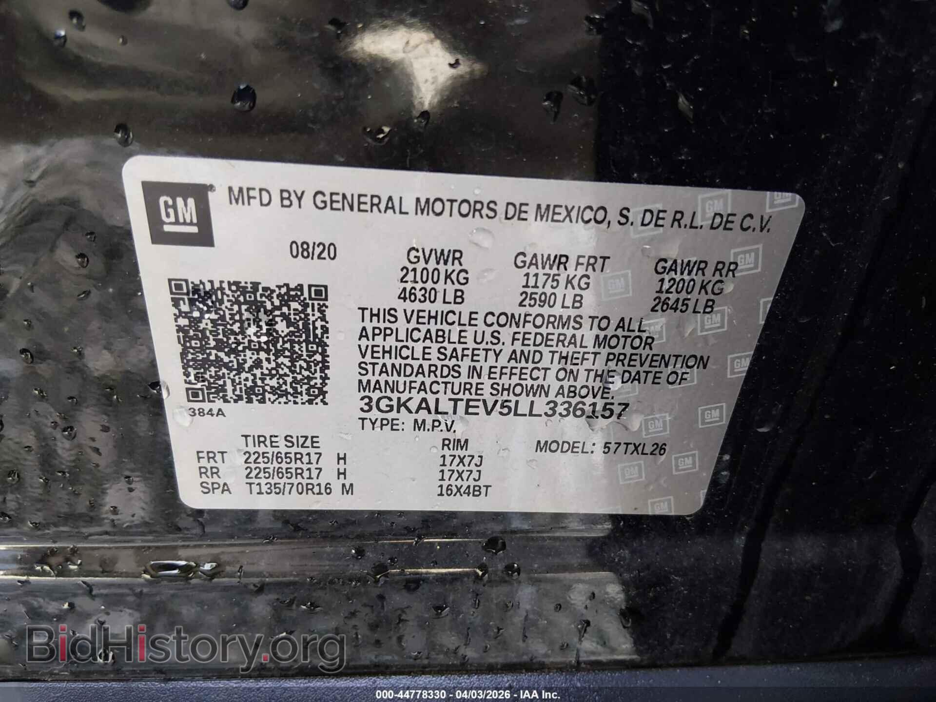 2020 GMC TERRAIN - VIN: 3GKALTEV5LL336157 - Photo 9