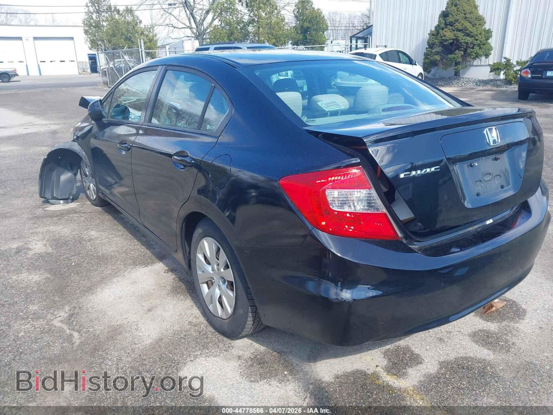 2012 HONDA CIVIC - VIN: 2HGFB2F50CH581102 - Фото 3