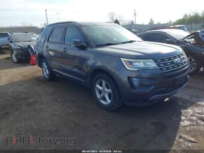 2016 Ford EXPLORER XLT, gray — VIN 1FM5K8D88GGA33002, IAAI