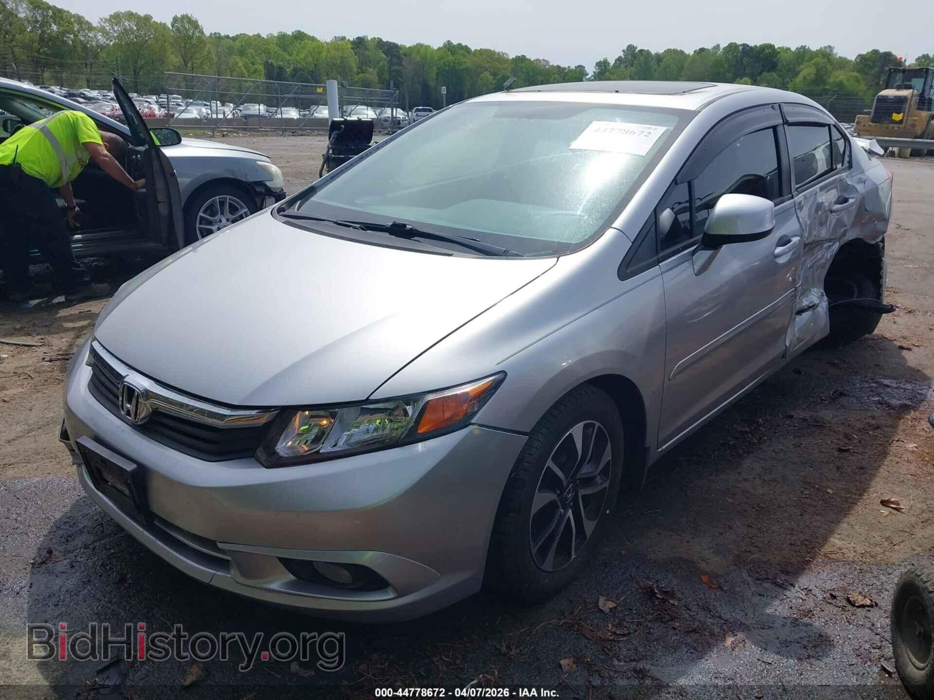 2012 HONDA CIVIC - VIN: 19XFB2F86CE093485 - Фото 2