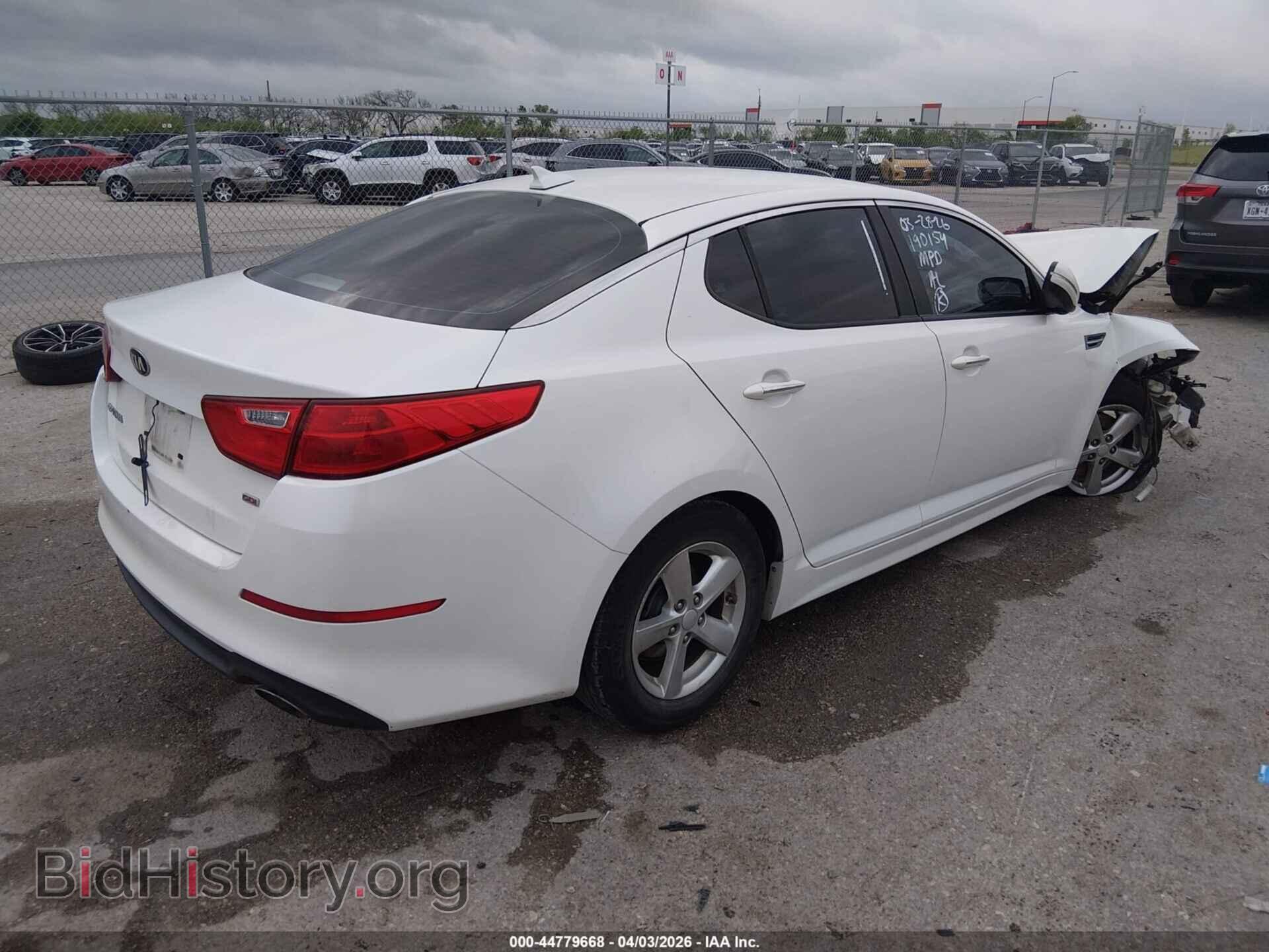 2015 KIA OPTIMA - VIN: KNAGM4A74F5601331 - Photo 4