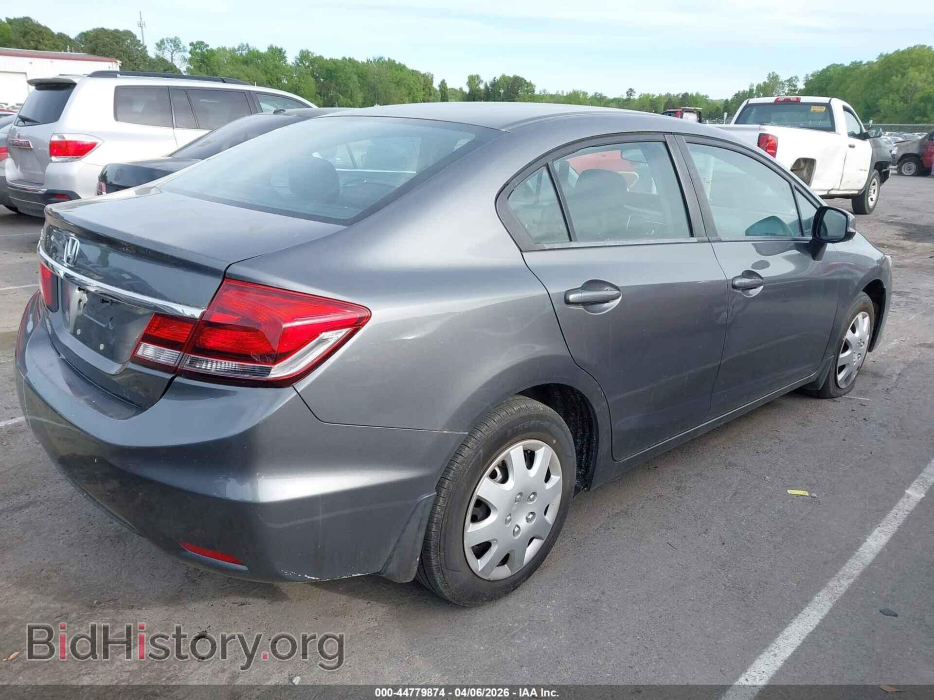 2013 HONDA CIVIC - VIN: 19XFB2F52DE258424 - Фото 4