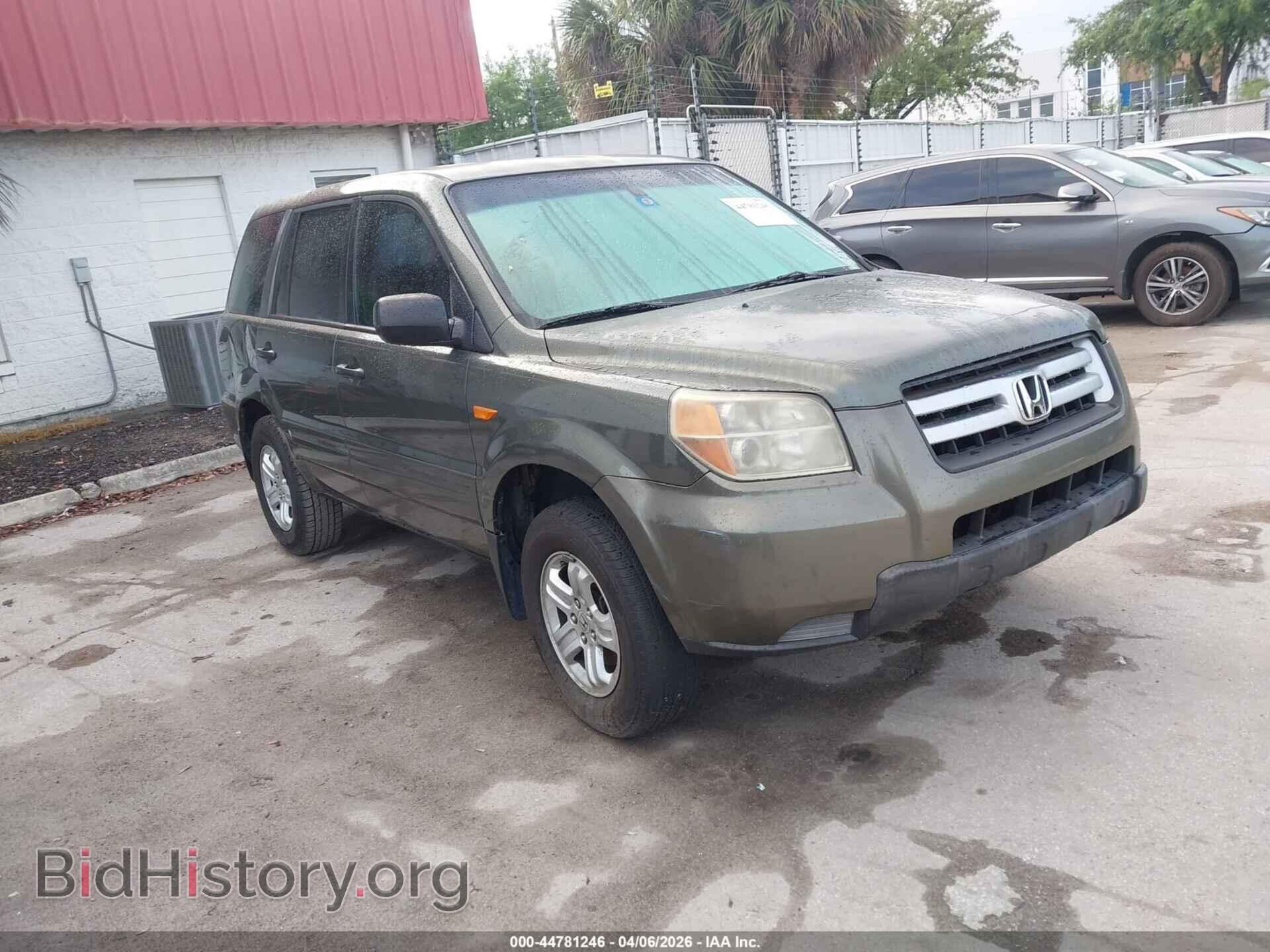 Photo 5FNYF28126B039158 - HONDA PILOT 2006