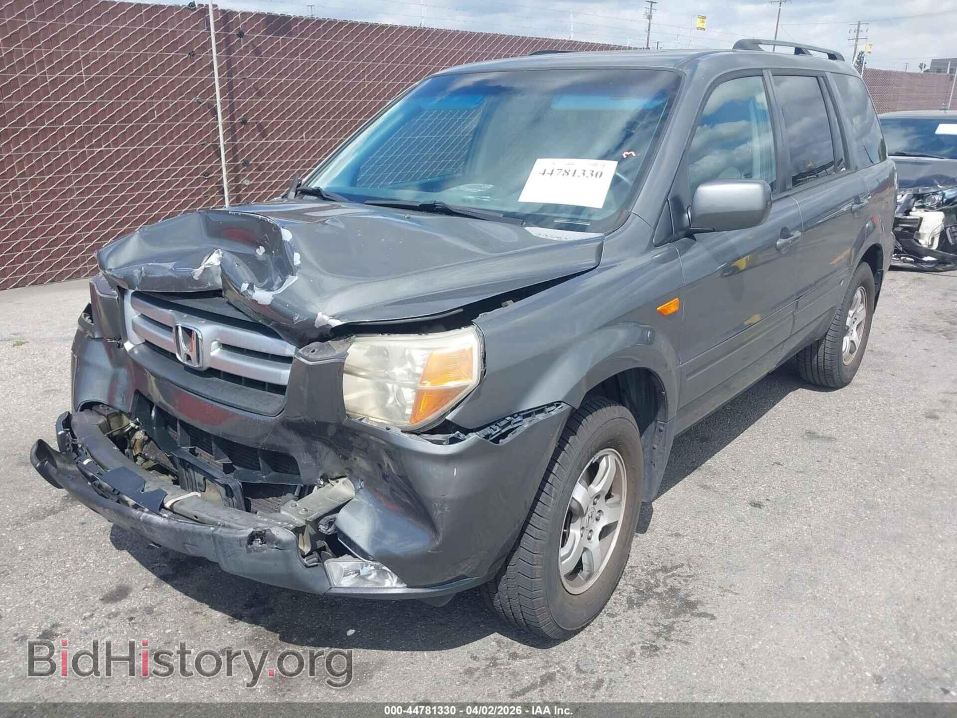 2007 HONDA PILOT - VIN: 5FNYF28727B036931 - Фото 2
