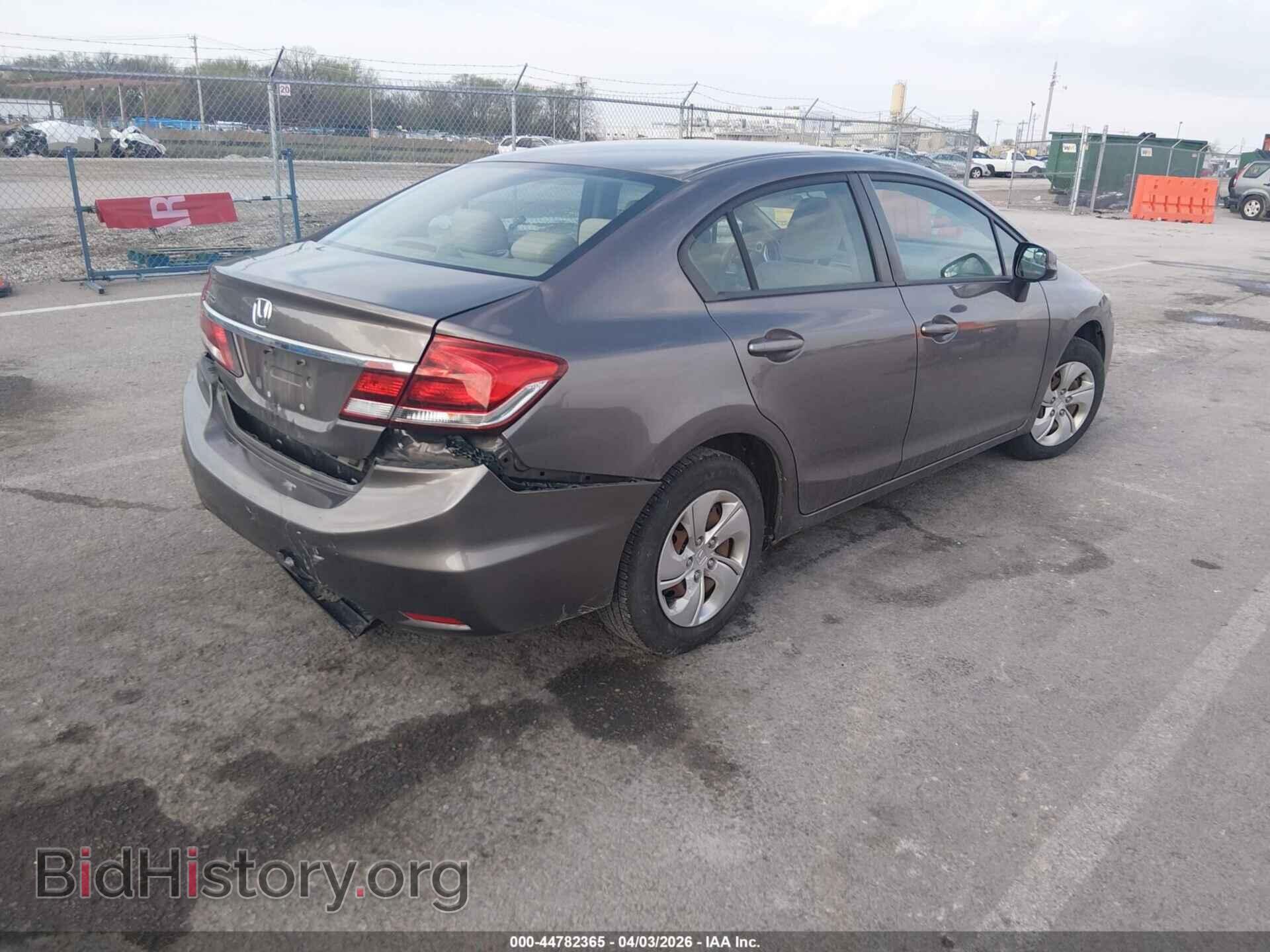 2013 HONDA CIVIC - VIN: 19XFB2F5XDE096719 - Фото 4