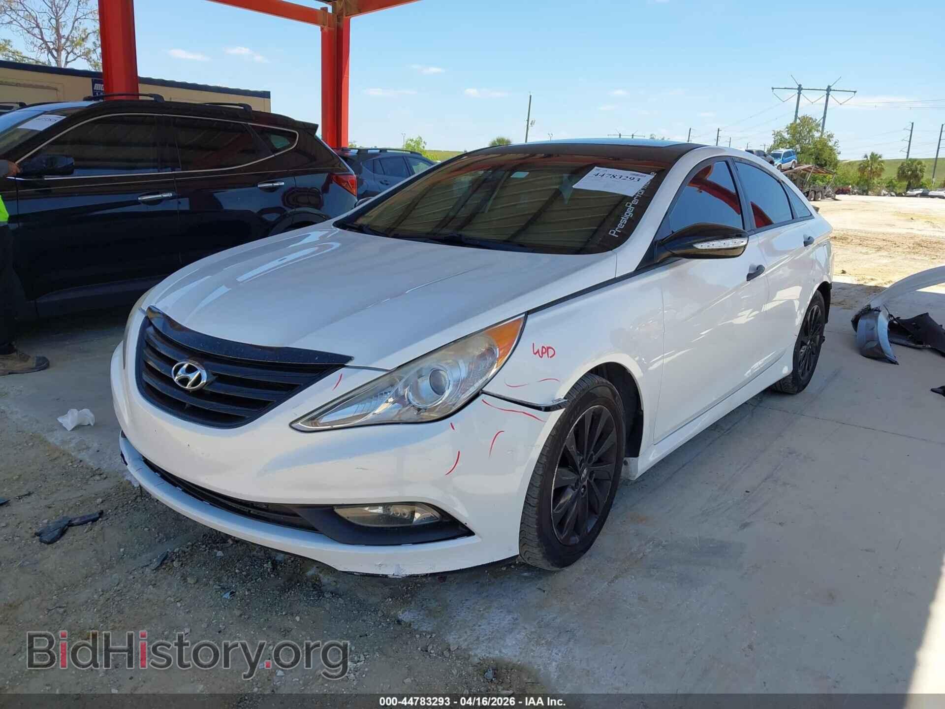 2014 HYUNDAI SONATA - VIN: 5NPEC4AC6EH848505 - Фото 2