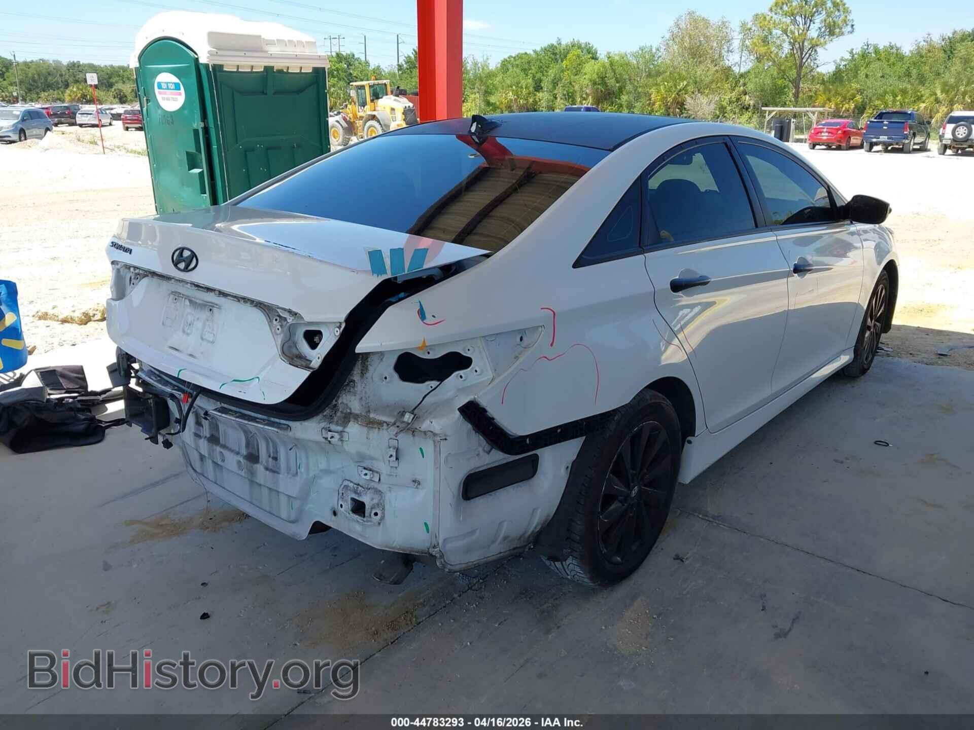 2014 HYUNDAI SONATA - VIN: 5NPEC4AC6EH848505 - Фото 4