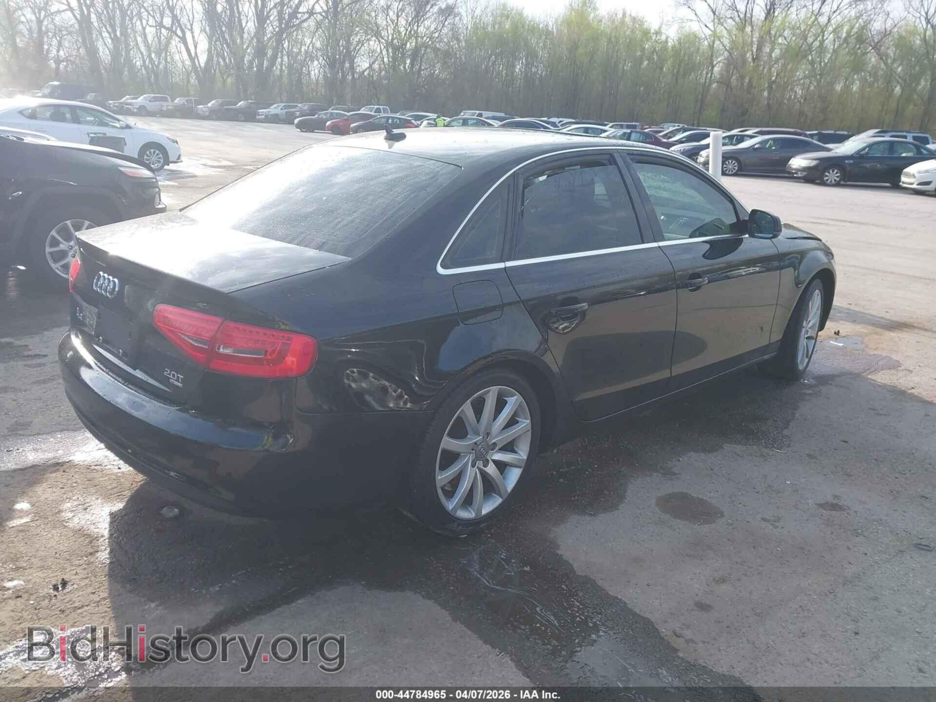 2013 AUDI A4 - VIN: WAUFFAFL1DN003544 - Photo 4