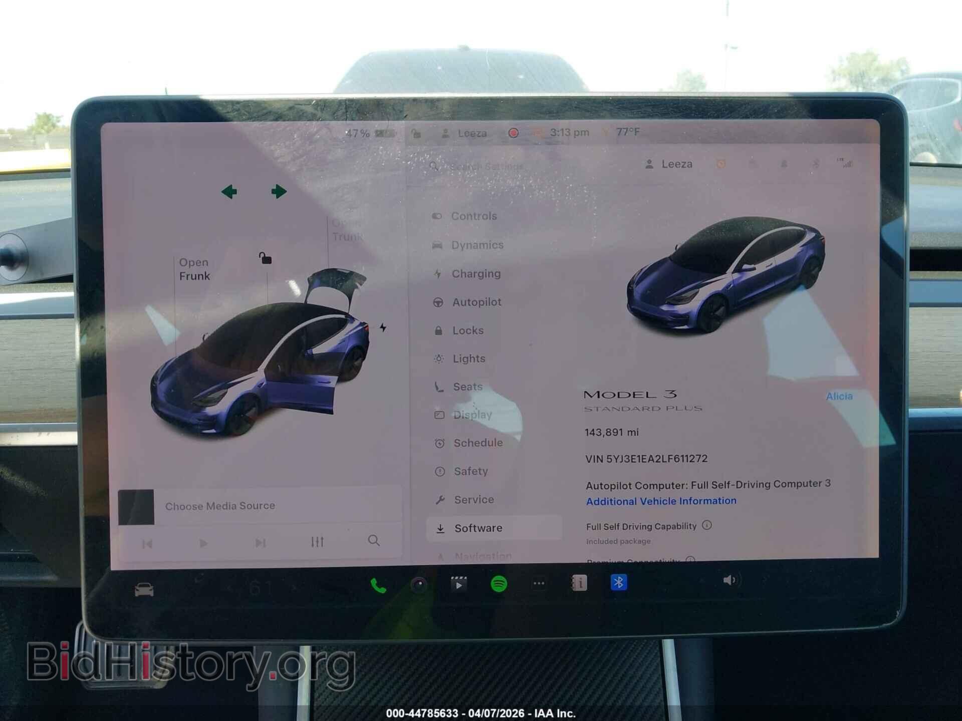 2020 TESLA MODEL 3 - VIN: 5YJ3E1EA2LF611272 - Photo 7