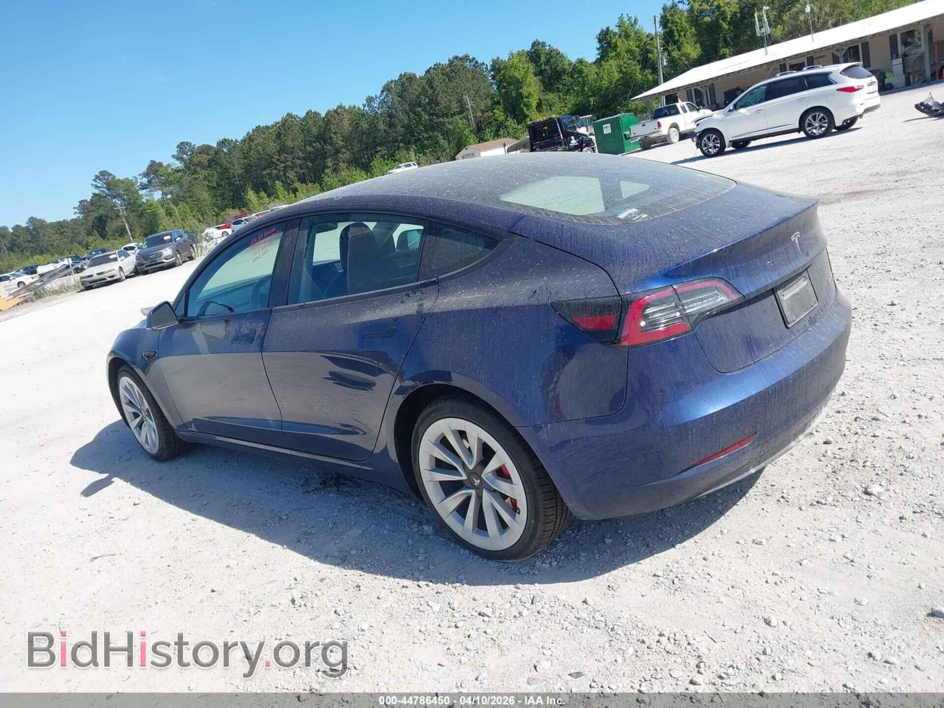 2022 TESLA MODEL 3 - VIN: 5YJ3E1EA9NF189018 - Фото 3