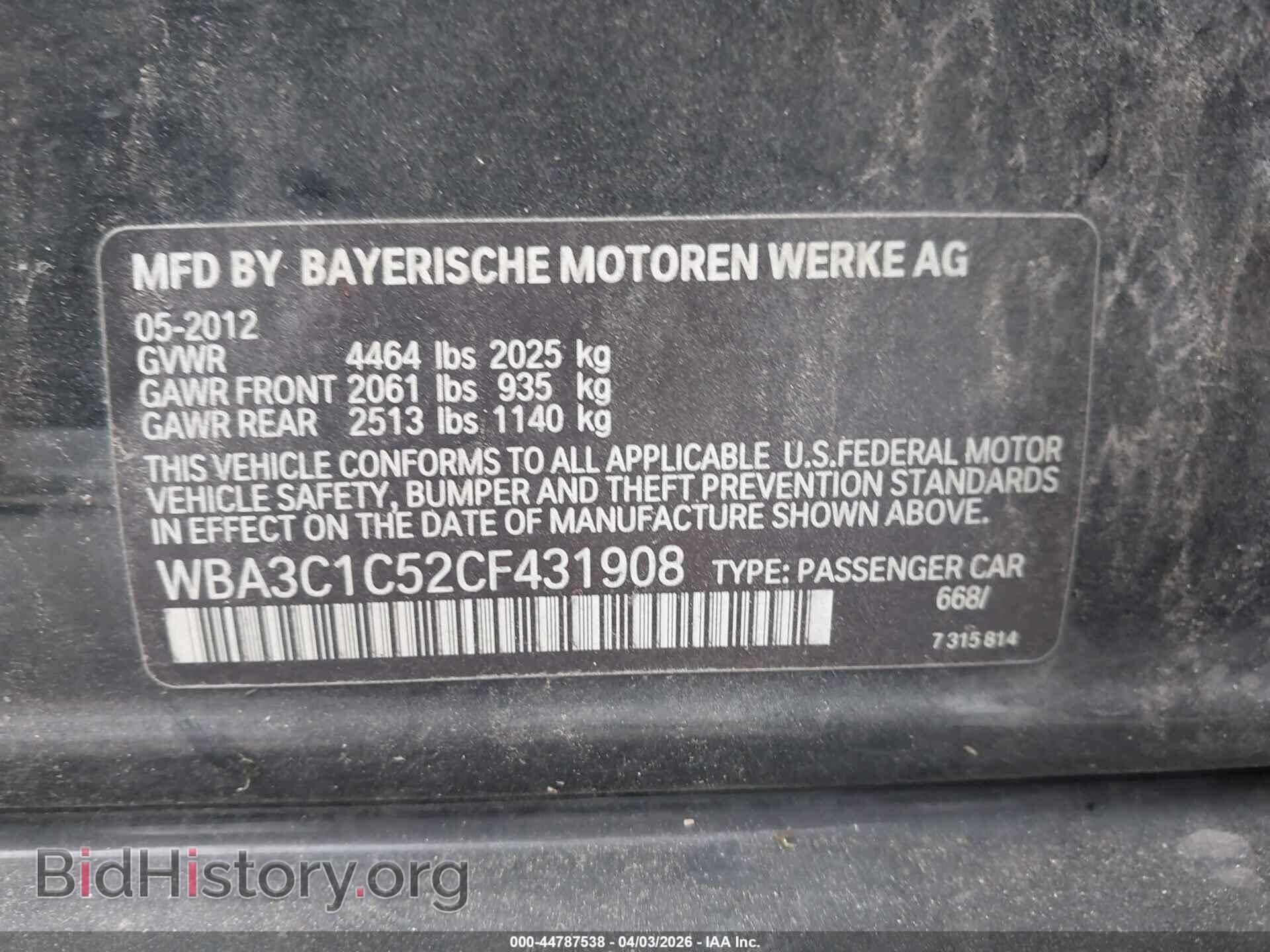 2012 BMW 328I - VIN: WBA3C1C52CF431908 - Photo 9
