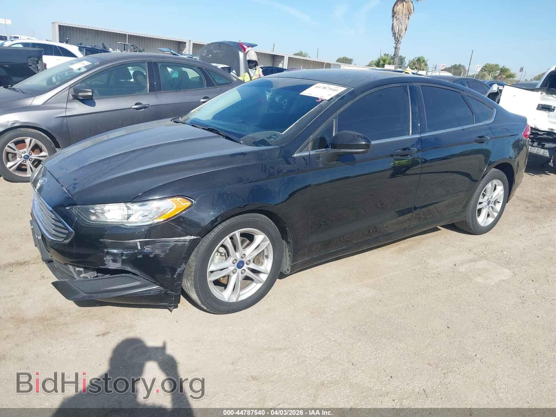2018 FORD FUSION - VIN: 3FA6P0HD6JR196854 - Фото 2