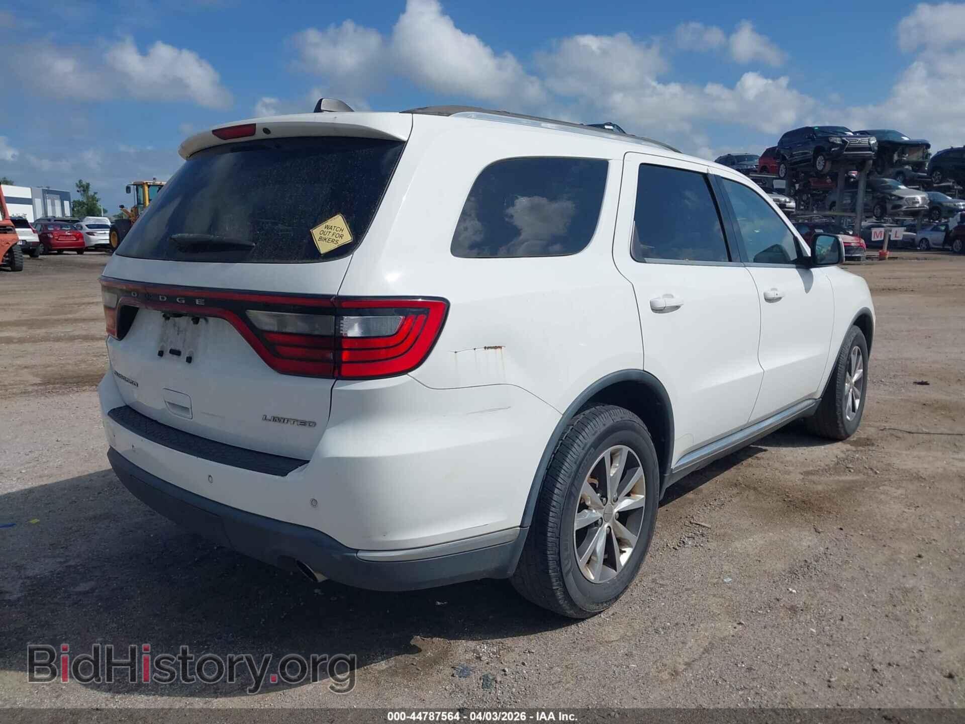 2016 DODGE DURANGO - VIN: 1C4RDHDG3GC346330 - Фото 4