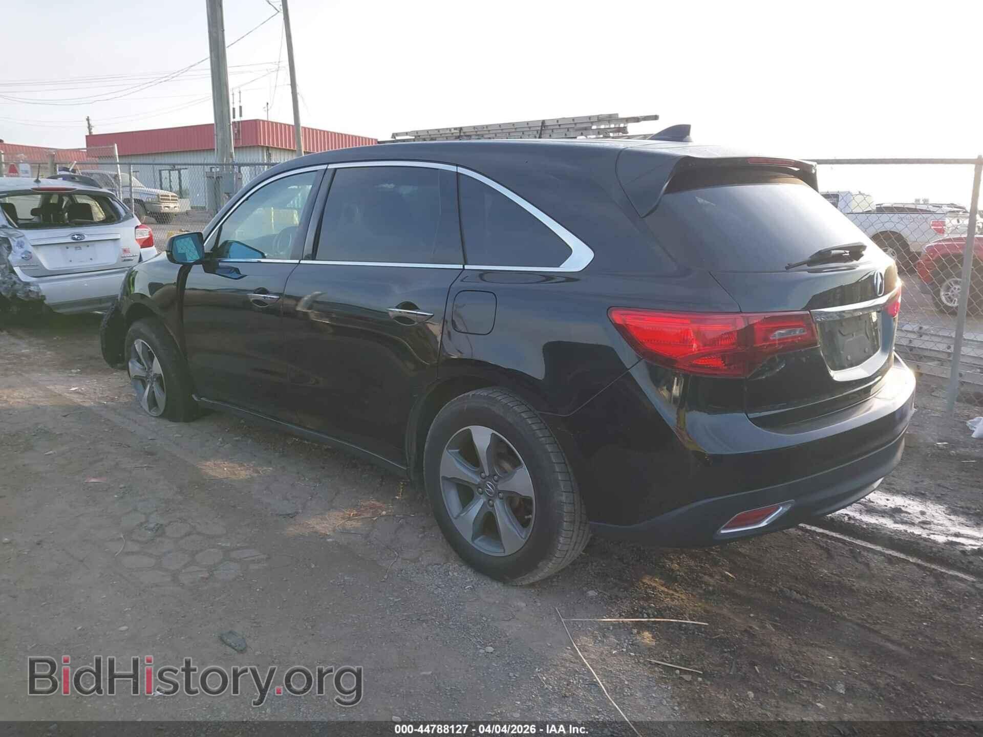 2016 ACURA MDX - VIN: 5FRYD4H2XGB023476 - Фото 3